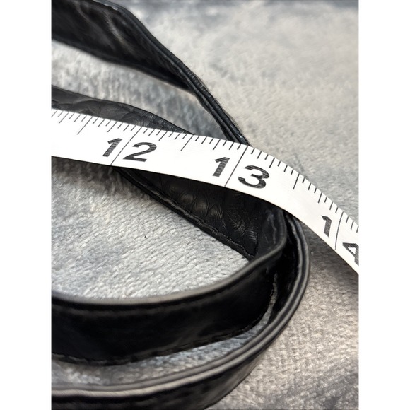 Stone Mountain Floral Faux Leather Crossbody Bag Purse Pink White Black Boho Y2k - Picture 14 of 16